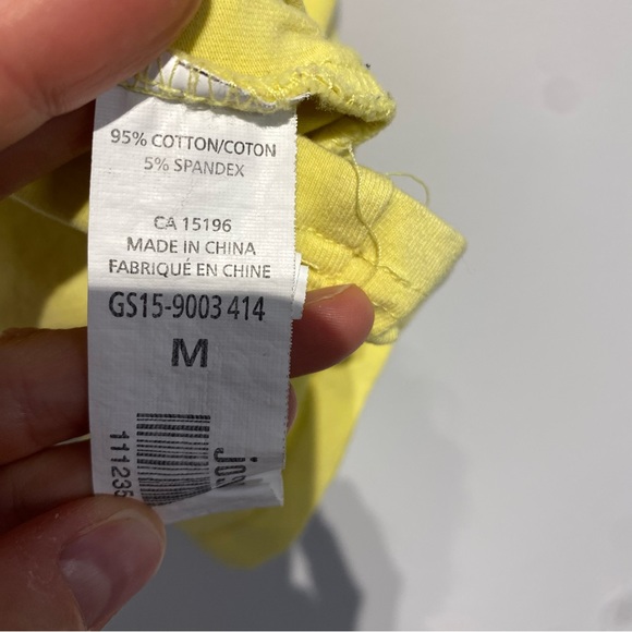 FREE with purchase / Joshua Perets Yellow Tank Top / M - Picture 6 of 8